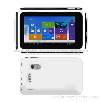 Allwinner A23 7-inch dual core tablet PC, Android 4.4, 800*480 pixels, dual camera with flashlightNew